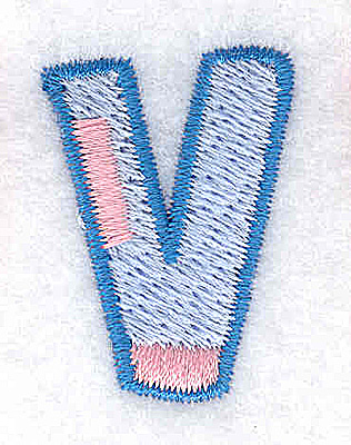 Embroidery Design: V small 0.89w X 1.26h