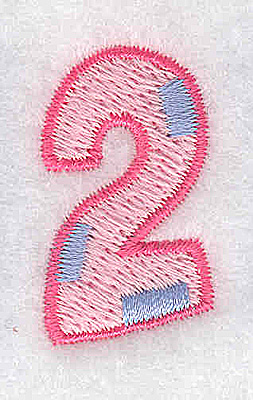 Embroidery Design: 2 small 0.73w X 1.28h