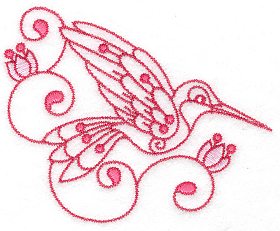 Embroidery Design: Hummingbird I large 4.98w X 4.03h