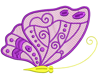 Embroidery Design: Mylar Magic Butterfly 3 Large 5.76w X 4.00h
