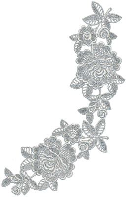 Embroidery Design: Lace Jumbo 27.32" x 11.57"