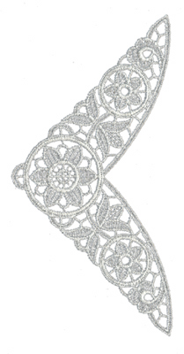 Embroidery Design: Lace Medium 23.35" x 6.57"