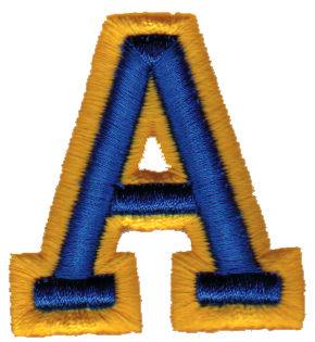 Embroidery Design: Athletic Foam A1.84" x 1.98"