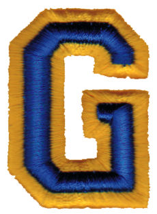 Embroidery Design: Athletic Foam G1.44" x 1.98"