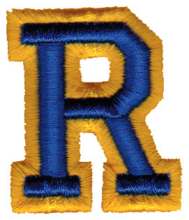 Embroidery Design: Athletic Foam R1.71" x 1.98"