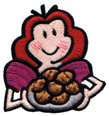 Embroidery Design: Cookie Anyone?2.94" x 3.16"