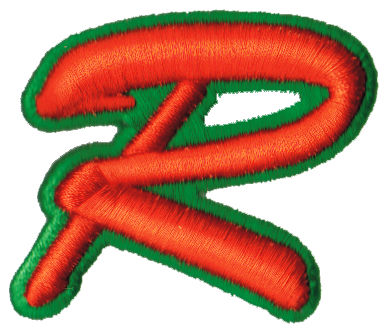 Embroidery Design: Script Foam R2.42" x 2.18"