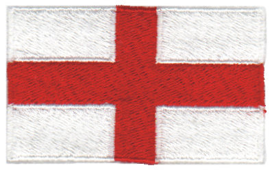 Embroidery Design: England2.53" x 1.52"