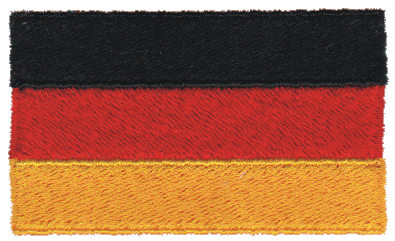 Embroidery Design: Germany2.54" x 1.52"