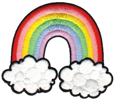 Embroidery Design: Rainbow3.63" x 3.11"