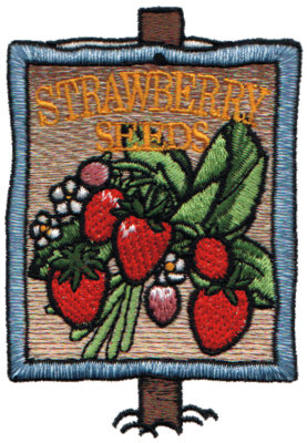 Embroidery Design: Strawberry Seeds2.71" x 3.88"