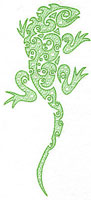Embroidery Design: Iguana 4.16w X 8.97h