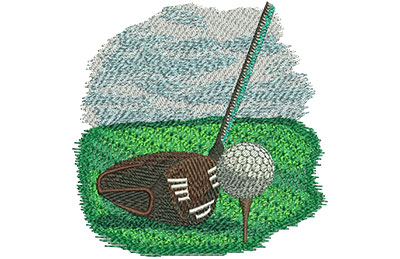 Embroidery Design: Tee Up Med 3.90w X 3.95h