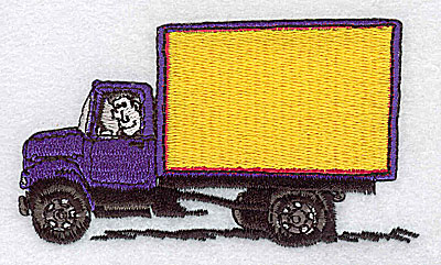 Embroidery Design: Truck 3.44w X 1.94h