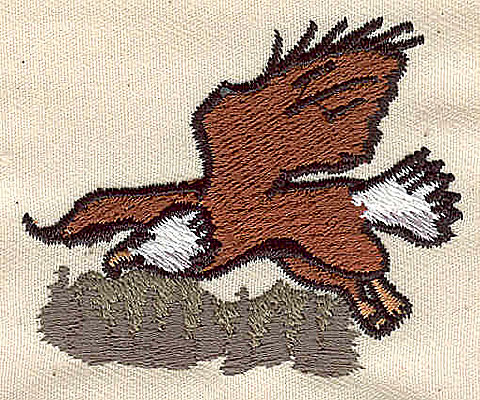 Embroidery Design: Eagle in flight 2.31w X 1.88h