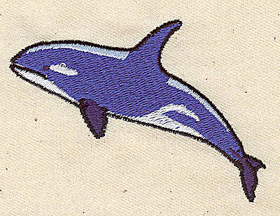 Embroidery Design: Whale 3.00w X 2.48h