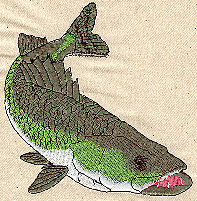 Embroidery Design: Fish 4.75w X 4.81h
