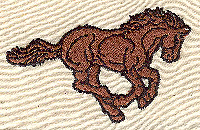 Embroidery Design: Horse large 2.69w X 1.69h