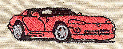 Embroidery Design: Sports car 1.94w X 0.63h