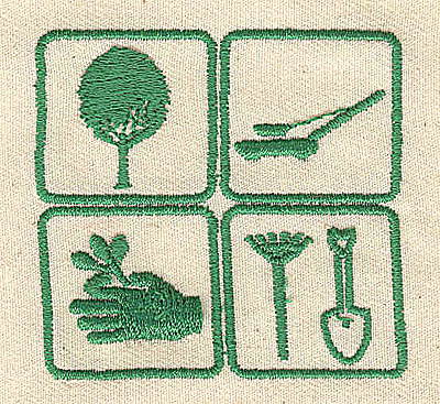 Embroidery Design: Property maintenance logo 2.25w X 2.19h