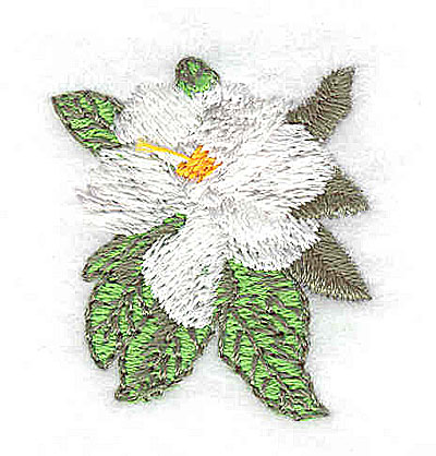 Embroidery Design: Magnolia blossom 1.13w X 1.25h