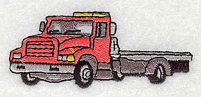 Embroidery Design: Flat bed truck 2.75w X 1.13h
