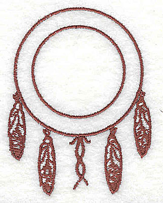 Embroidery Design: Dreamcather 2.38w x 3.06h