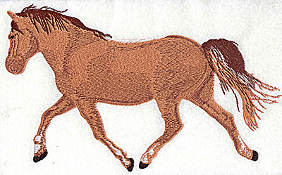 Embroidery Design: Horse 9.44w X 5.88h