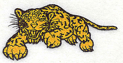 Embroidery Design: Cheetah 3.38w X 1.19h