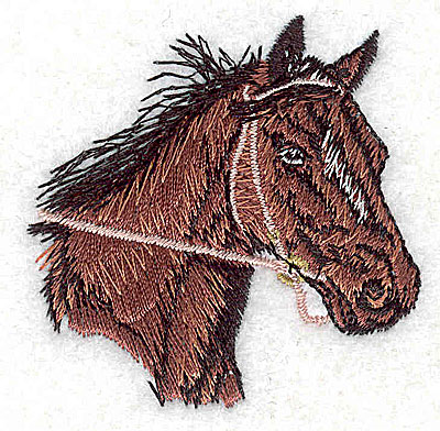 Embroidery Design: Horse head 2.13w X 2.19h
