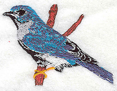 Embroidery Design: Bluebird 3.25w X 2.25h