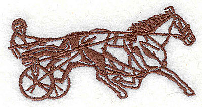 Embroidery Design: Harness racing 2.94w X 1.56h