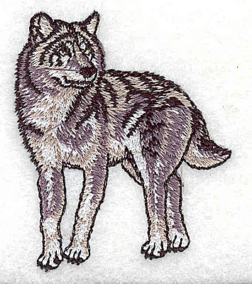 Embroidery Design: Wolf 1.94w X 2.31h