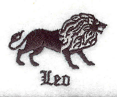 Embroidery Design: Leo 1.69w X 1.31h