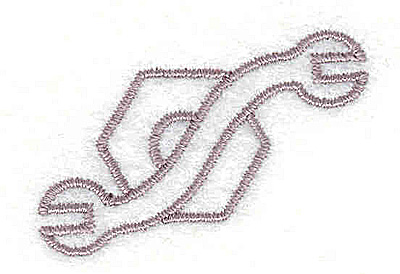 Embroidery Design: Wrench with bolt 1.50w X 1.00h