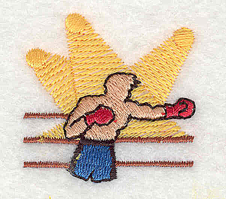 Embroidery Design: Boxer 1.50w X 1.50h