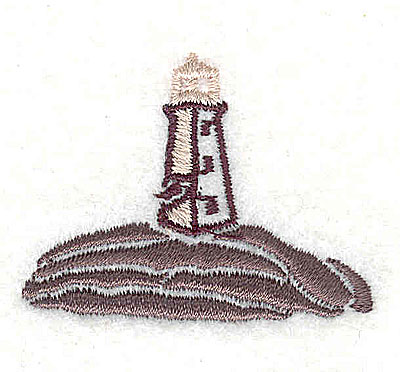 Embroidery Design: Lighthouse 1.75w X 1.38h