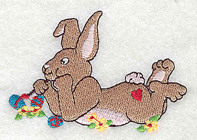 Embroidery Design: Bunny rabbit 3.00w X 2.06h