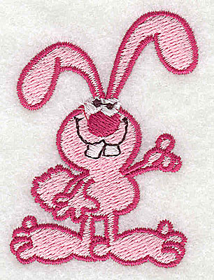 Embroidery Design: Goofy bunny 1.75w X 2.44h