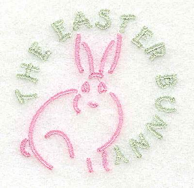 Embroidery Design: Happy Easter 2.00w X 2.06h