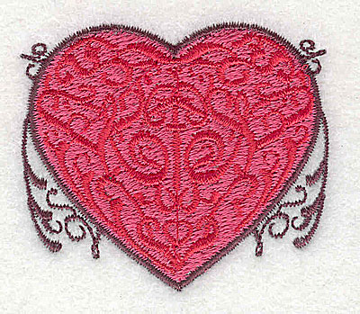 Embroidery Design: Heart 2.31w X 2.00h