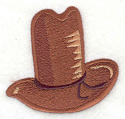 Embroidery Design: Cowboy Hat 2.56w X 2.50h