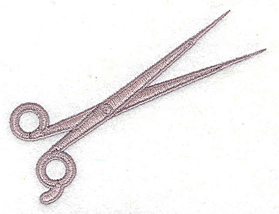 Embroidery Design: Hair cutting scissors 3.06w X 2.44h