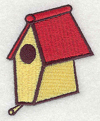 Embroidery Design: Bird house 1.94w X 2.50h