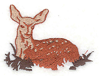 Embroidery Design: Deer 2.38w X 1.75h