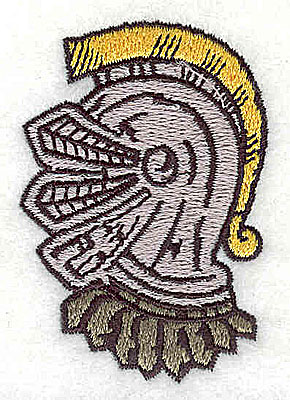 Embroidery Design: Trojan helmet 1.69w X 2.44h