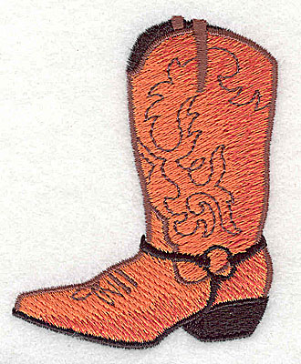 Embroidery Design: Cowboy boot 2.25w X 2.88h