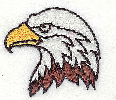 Embroidery Design: Bald eagle head 2.13w X 2.00h