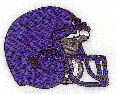 Embroidery Design: Football helmet 2.50w X 2.00h