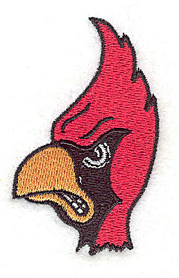Embroidery Design: Cardinal head 1.56w X 2.56h